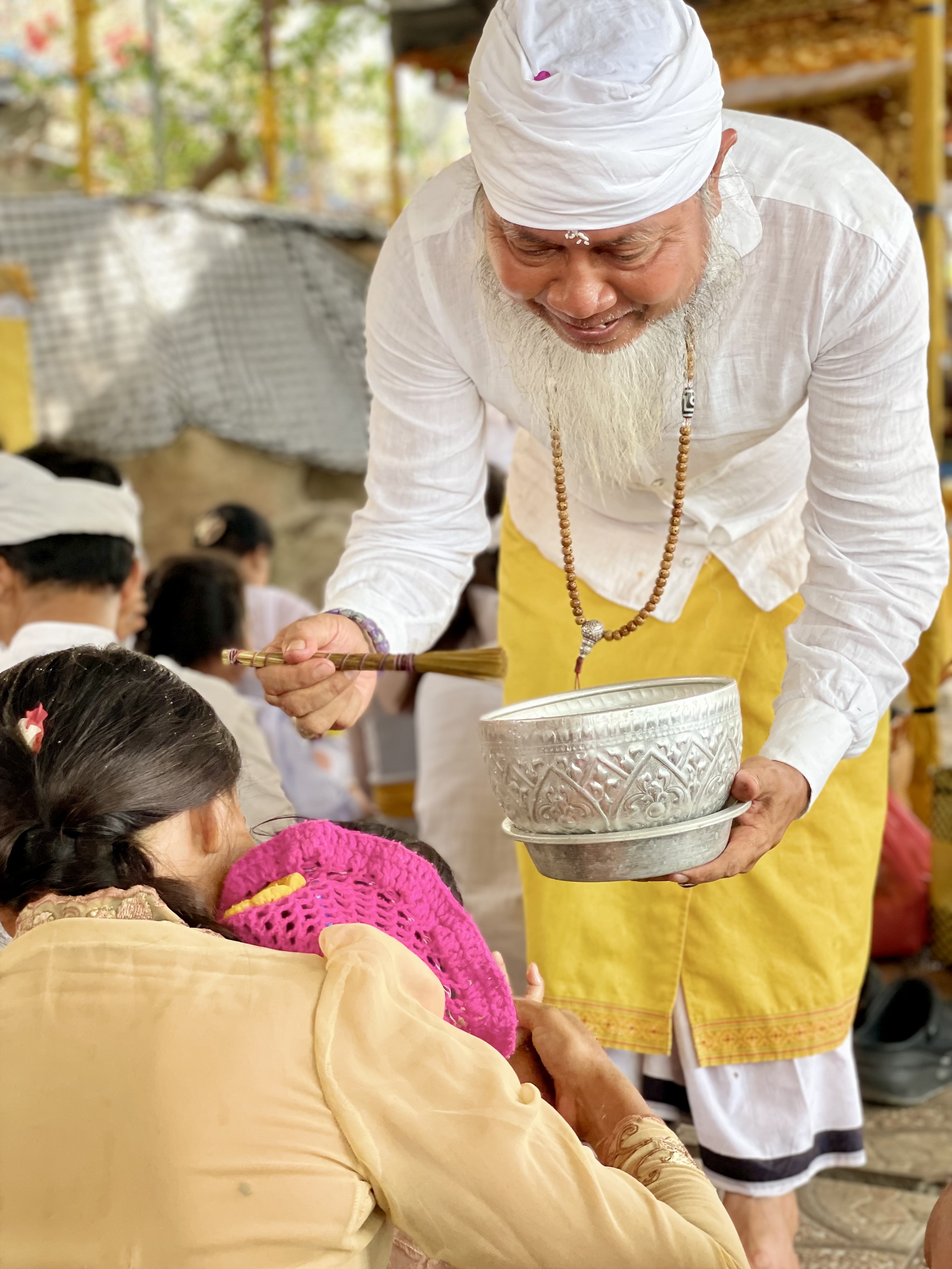 Adi Buddha during a Balinese ceremony