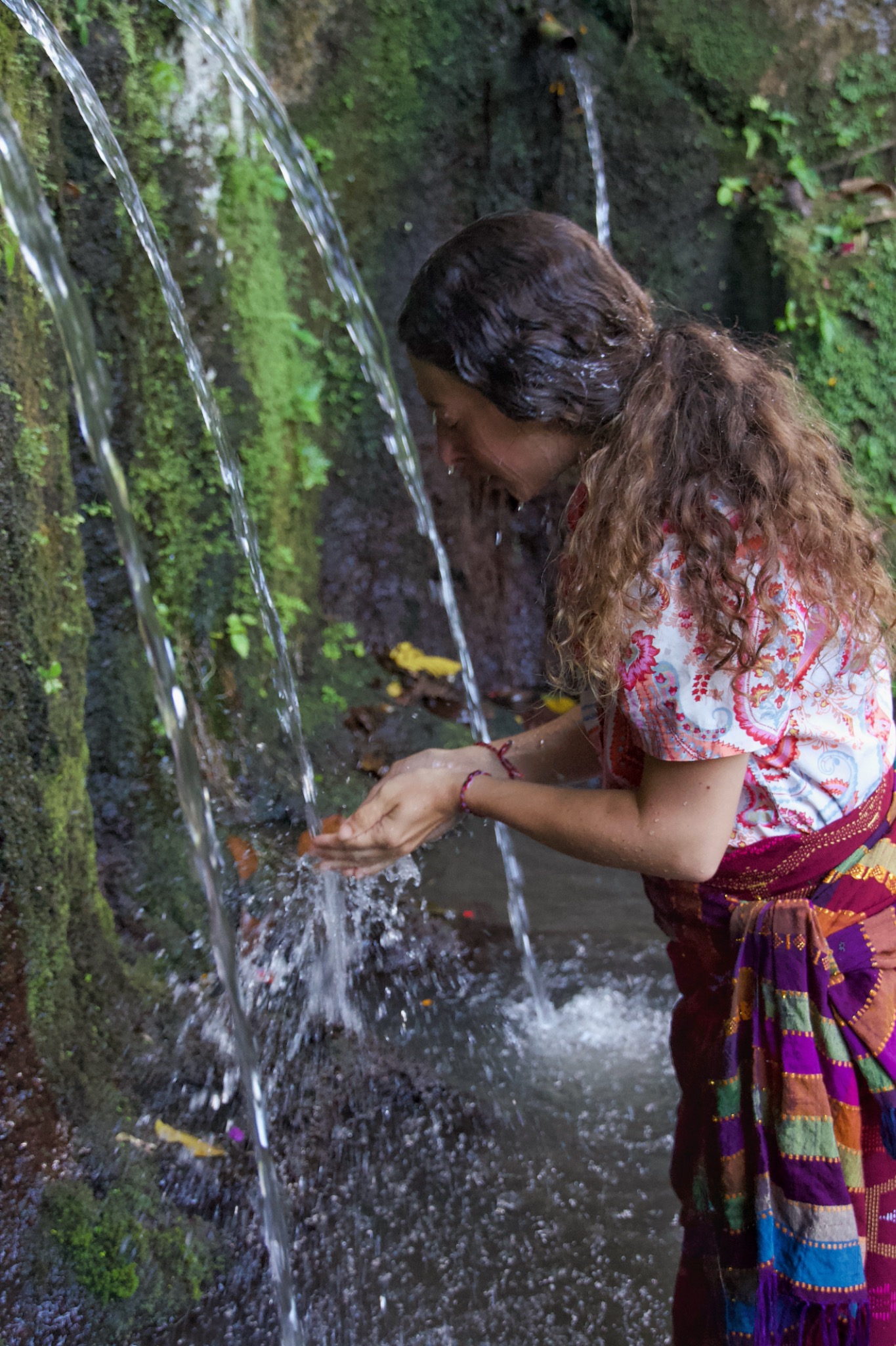 Angélique during a retreat experience in Bali